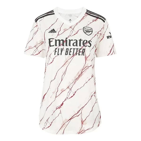 Maillot Football Arsenal Exterieur Femme 2020-21 Blanc